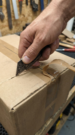 Нож для сменных трапециевидных лезвий. Спирали