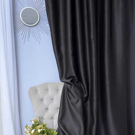 Шторы блэкаут 75% "Бристоль" венге. 150 х 270 см. В упаковке - 1 шт.  100204