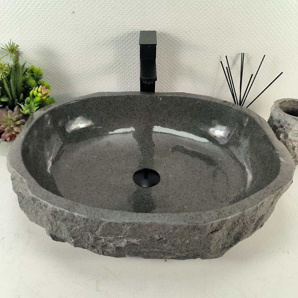 Раковина из андезита Erozy Grey EA-65010 56*46*15 0040
