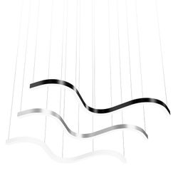 Светильник подвесной Волна FS-TG-GV 8960х640х80 132вт 12000лм (состоит из 4 частей)