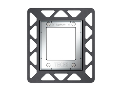 Монтажная рамка для установки панелей смыва писсуара на уровне стены, цвет хром глянцевый