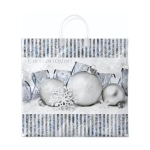 Пакет ПЭ с пластмассовыми ручками 38+10см(Лед) НГ ламинированны (комплект 10 шт)