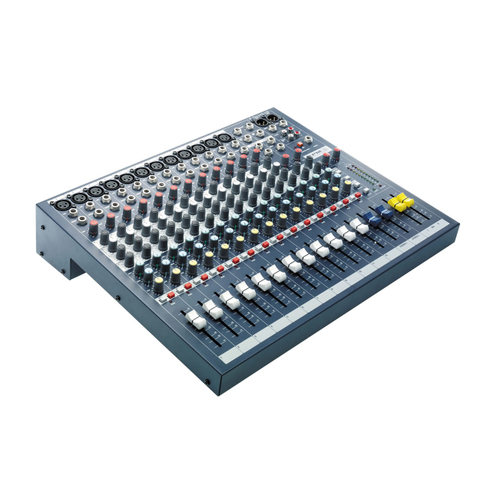 SOUNDCRAFT EPM12 - микшерный пульт, 12 mono + 2 stereo, 2 aux, 60мм фейдер