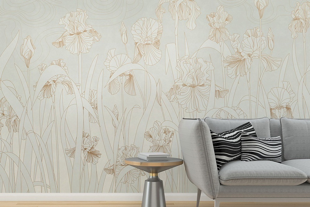 Обои и панно Affresco, коллекция  Line Art