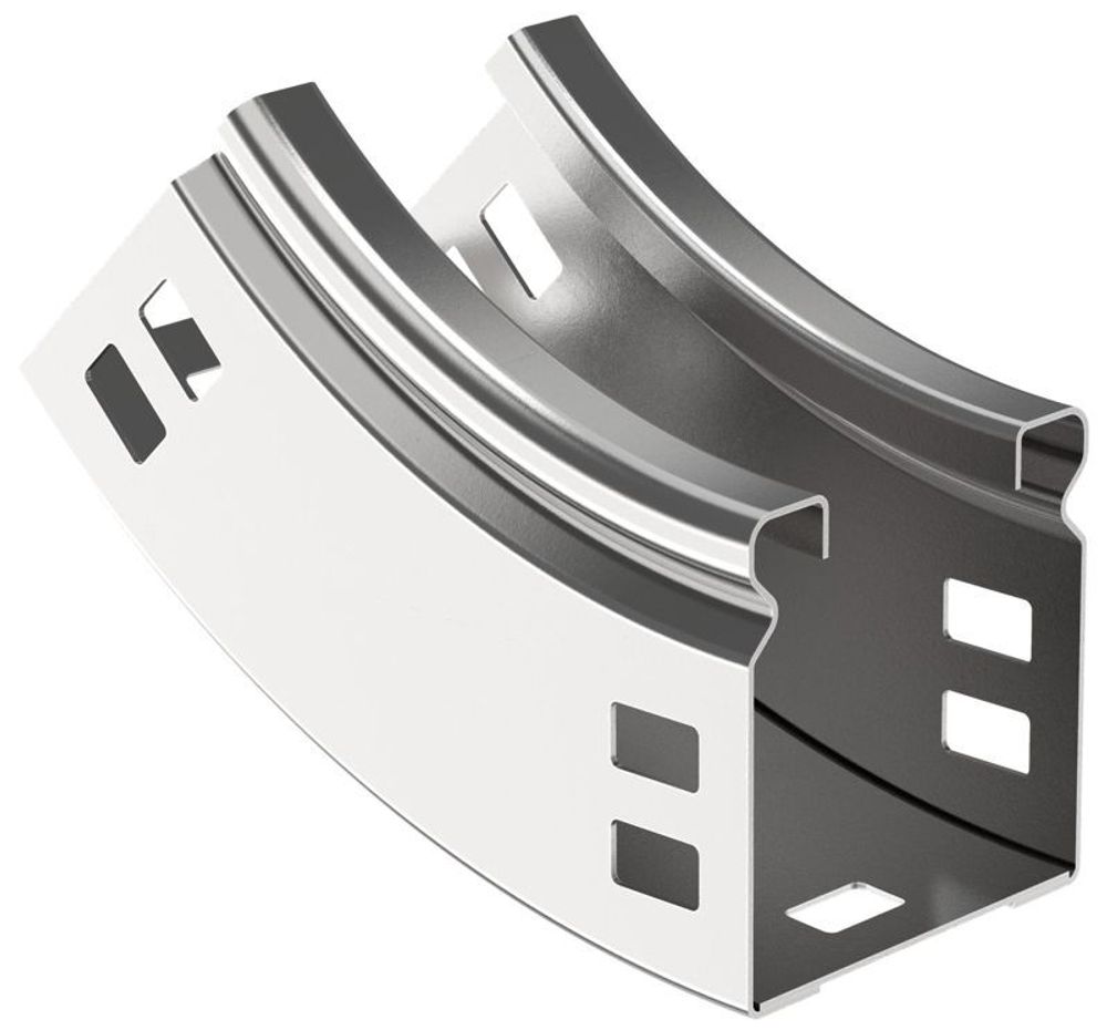 Угол для лотка плавный 45град. 100х50 В10 ESCA IEK CPV51-0-45-050-100 Угол для лотка плавный 45град. 100х50 В10 ESCA IEK CPV51-0-45-050-100