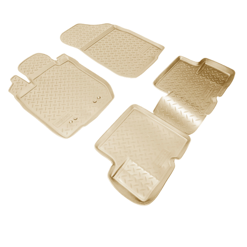 Ковры в салон Norplast/Unidec для Renault Logan (2006-)Полиуретан,Бежевый, арт.NPL-Po-69-23-B