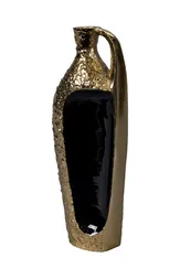 Ваза для цветов античная средняя золото