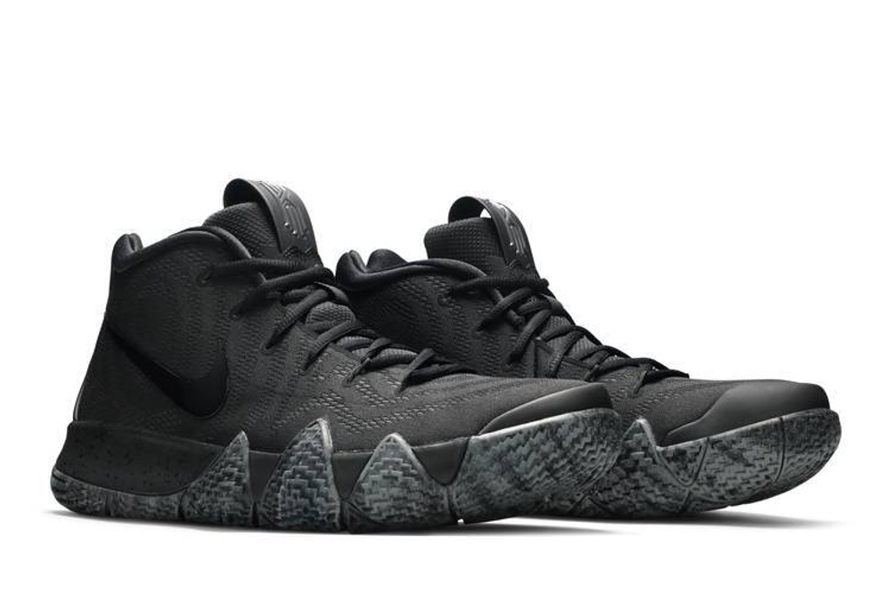 Kyrie 4 blackout mens clearance