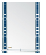 706 Зеркало с полкой 700*500 РОТАТО  (10/1шт)