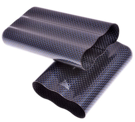 Футляр Lubinski карбон синий на 3 сигары