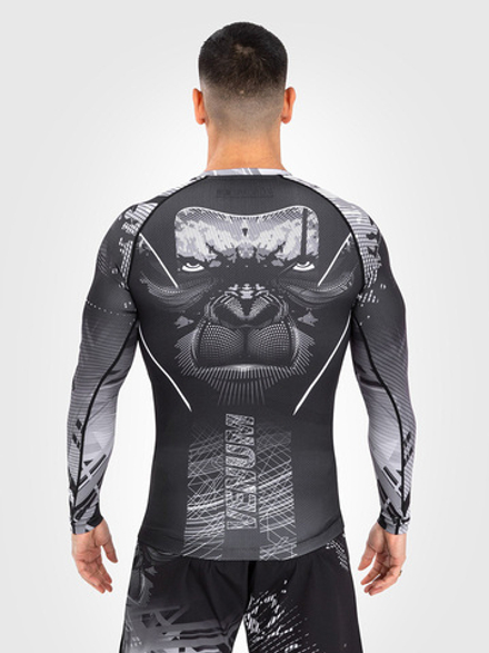 Рашгард Venum Gorilla Jungle Black/White L/S