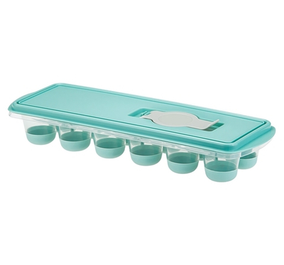 Форма для льда КАПЛЯ с крышкой и клапаном, по дну формы эластичные вставки М1250