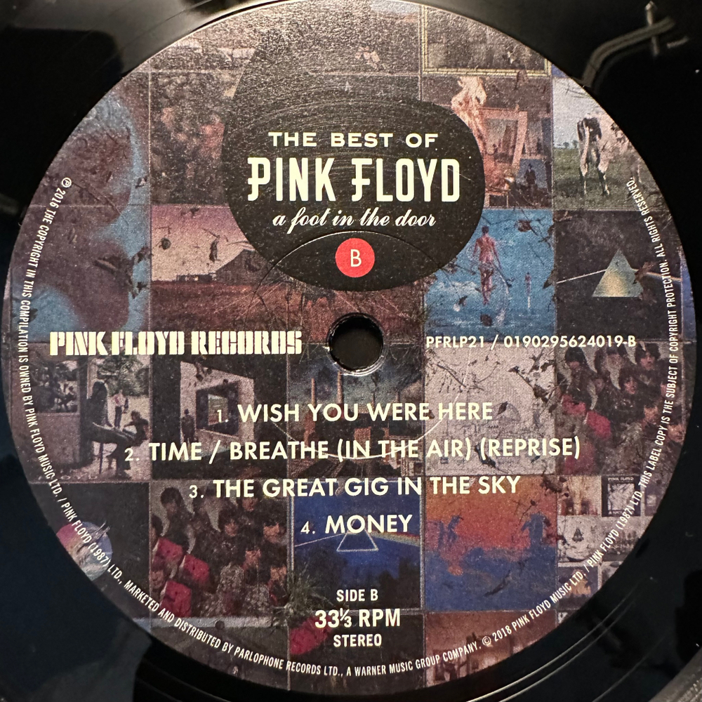 Pink Floyd - A Foot In The Door (The Best Of Pink Floyd) 2LP (Европа 2018г.)