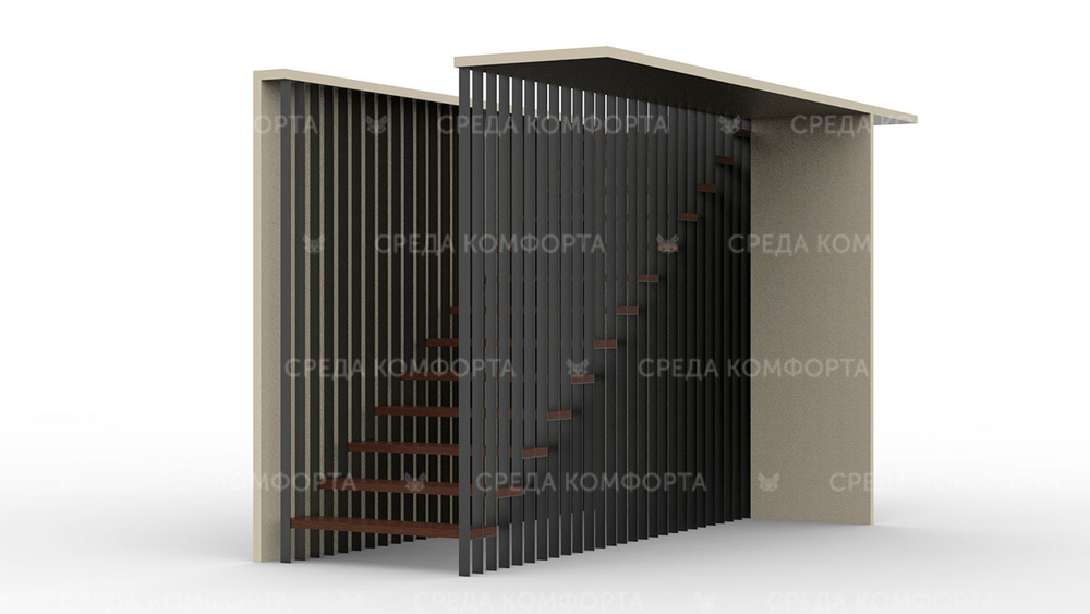 Деревянная лестница LSTN0039