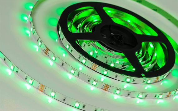 Светодиодная лента Arlight 7,2W/m 30LED/m 5060SMD зеленый 5M 010593