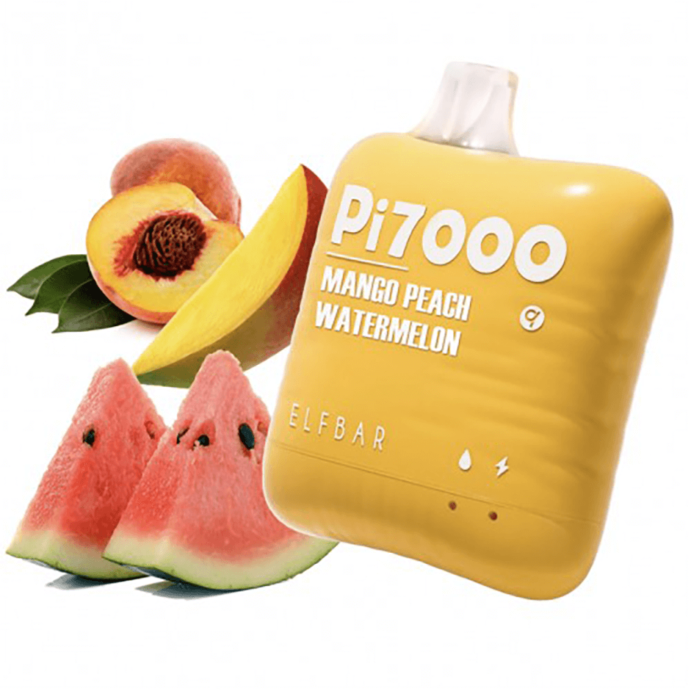 Одноразовая электронная сигарета Elf Bar Pi 7000 - Mango Peach Watermelon (Манго-Персик-Арбуз) 7000 затяжек