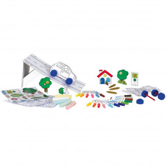 Giotto bebe green car set