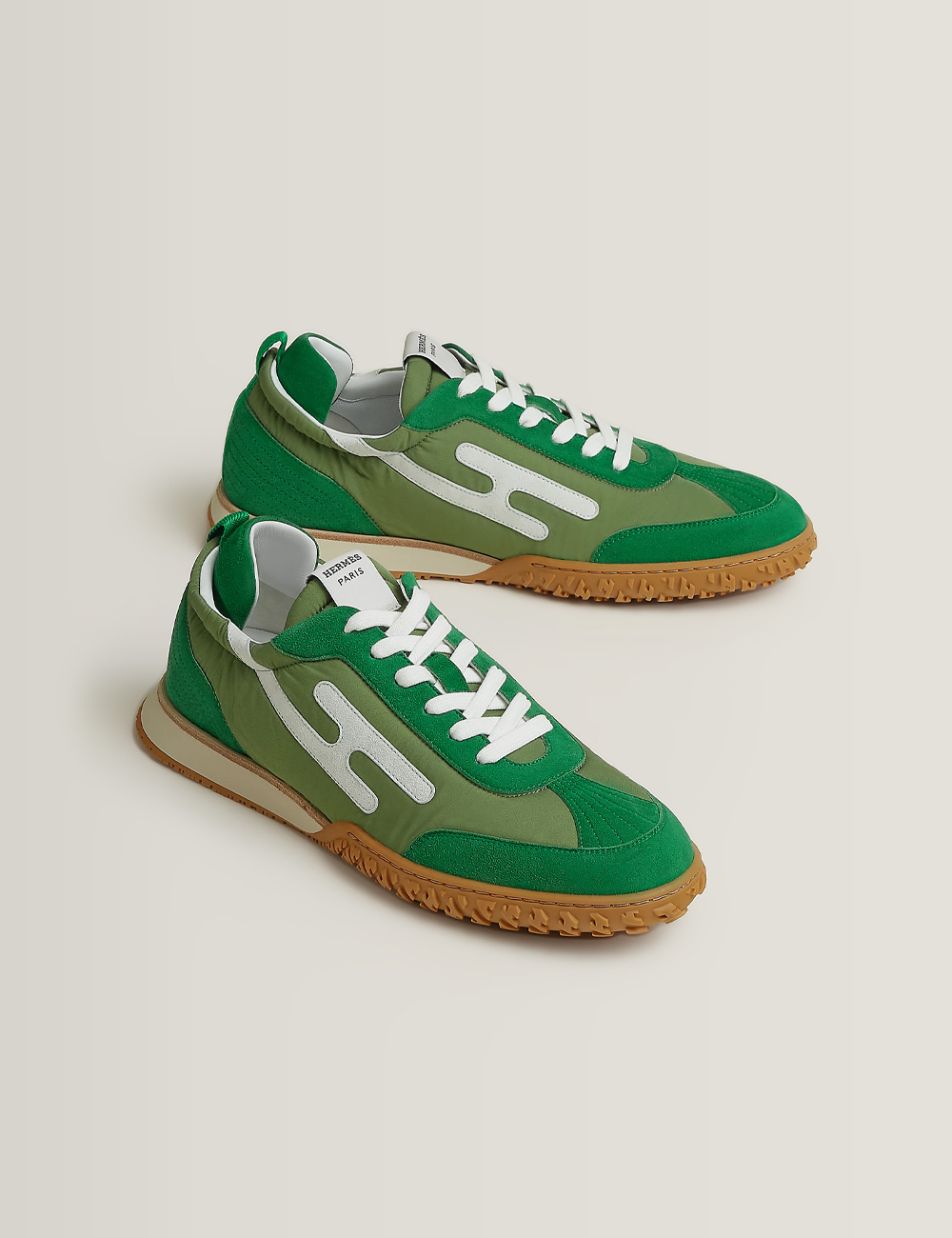 Hermes Jet Sneaker "Vert Jungle"