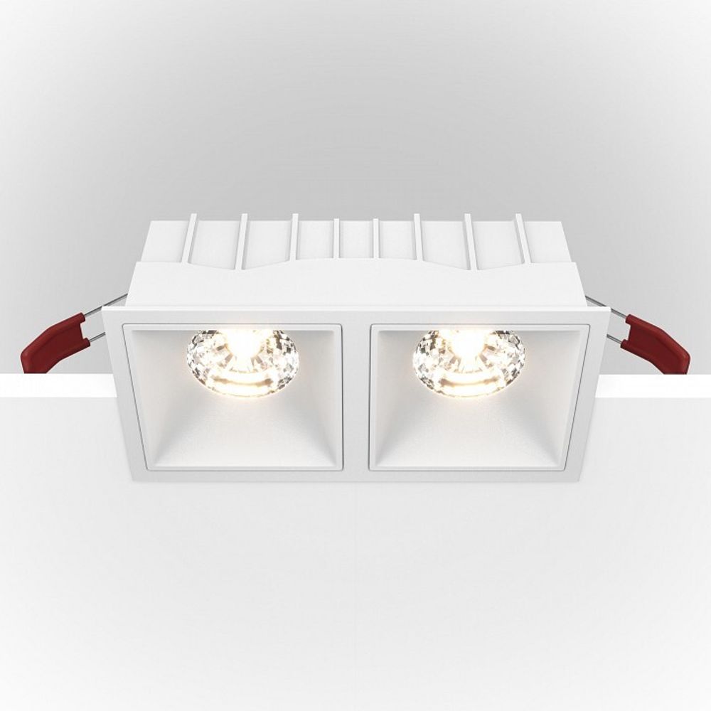 Встраиваемый светильник Maytoni Alfa DL043-02-15W3K-SQ-W