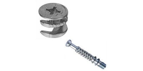 Эксцентриковая стяжка с метрической резьбой  (5шт)