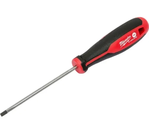 Отвертка магнитная с трехгранной рукояткой SL 0,8x4x100