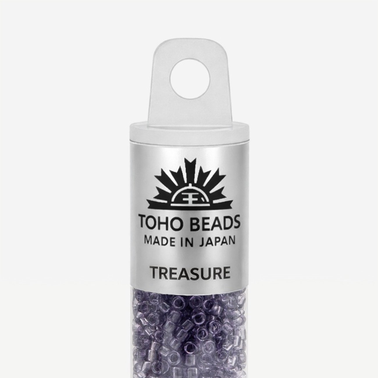 Японский бисер TOHO Treasure (№19), прозрачный