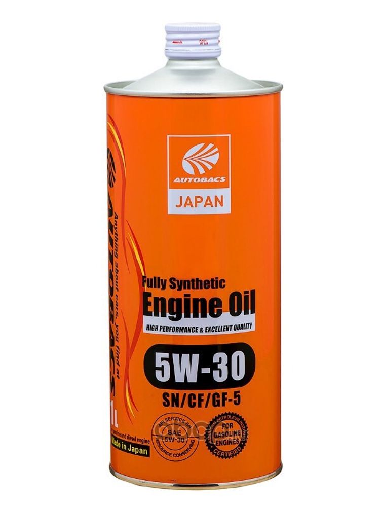AUTOBACS Fully Synthetic 5W30 SN/CF/GF-5 Масло моторное