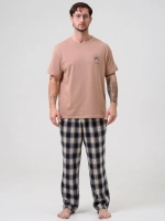 Пижама со штанами костюм домашний