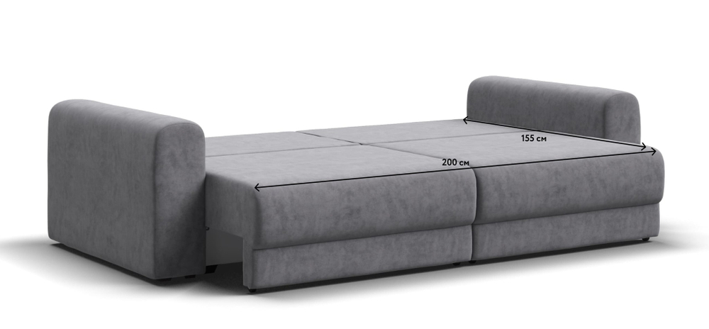 Модульный диван РИЧМОНД MODOOL Велюр Royal агат