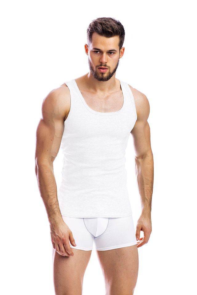 Классическая белая майка