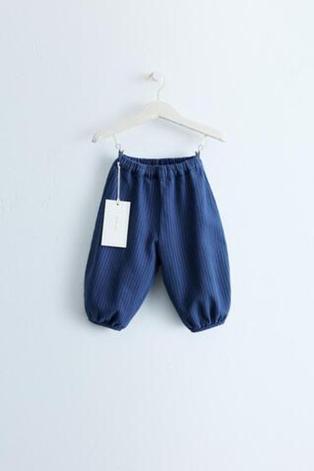 ZARA TIMELESS БРЮКИ-БАЛЛОНЫ, СИНИЙ