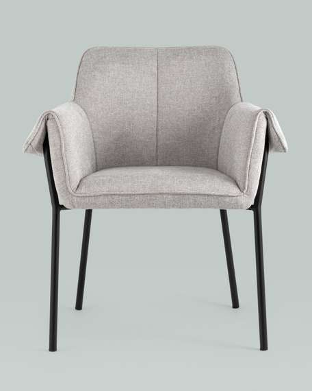 Стул-кресло Luras светло-серая рогожка