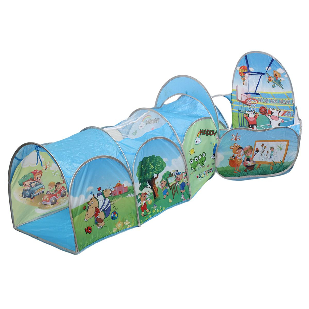 Палатка-туннель с бассейном, сумка 2837-1