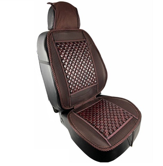 Накидка массажер  Nova Bright 47348 сетка с подголов дерев пласт (Темно Вишневая) (132*52см ) шт