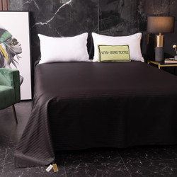 Простынь Страйп Сатин Однотонный 100% хлопок «Шоколадный блеск»