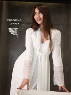 Комплект двойка для беременных и кормящих TO101-2; цвет: молочный