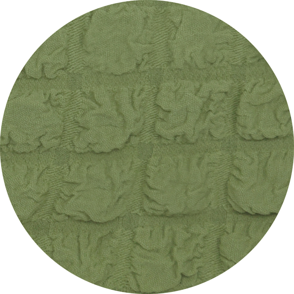 Чехол на стул с оборкой, цвет Зеленый светлый, Набор 6 шт.