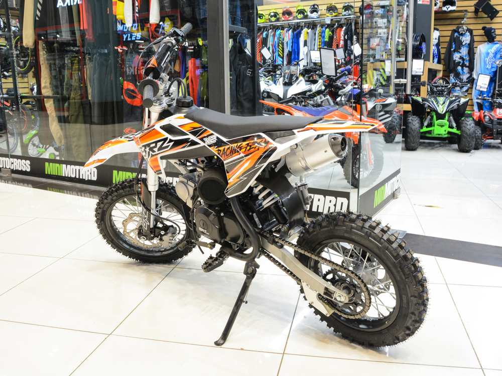 Питбайк BRZ X2 110cc 14/12 (полуавтомат)