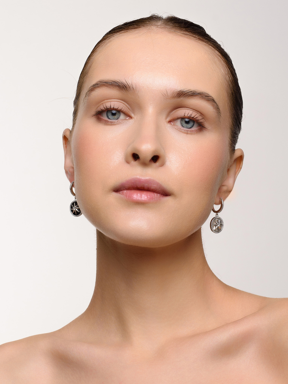 Серьги "Star Yin Yang"