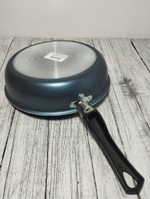 Сковорода 220 мм 1 ручка без крышки Сатин (8шт) 67221