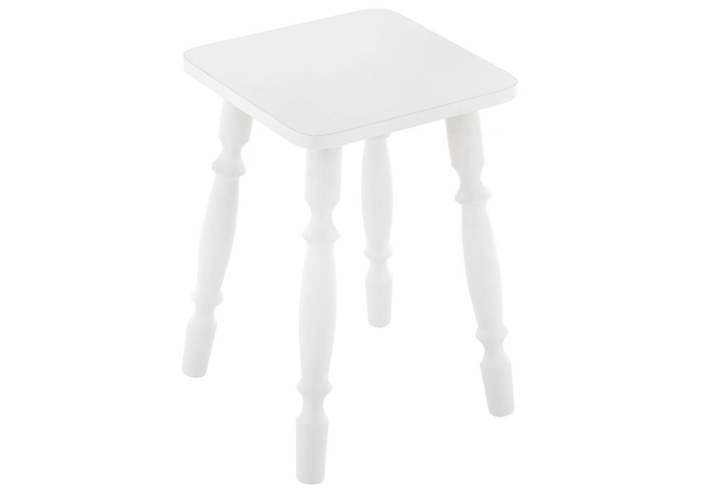 Табурет Грай белый глянец