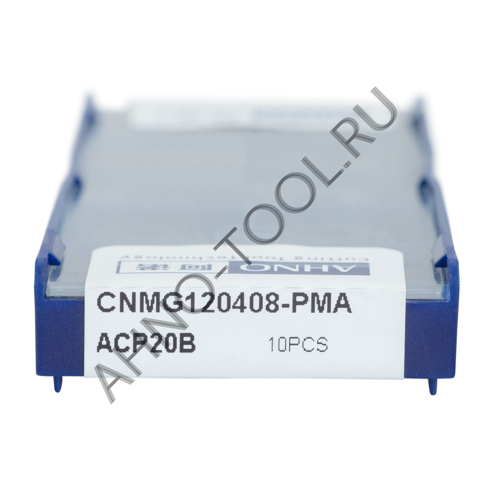Пластина твердосплавная ISO CNMG120408-PMA ACP20B AHNO по стали, получистовая