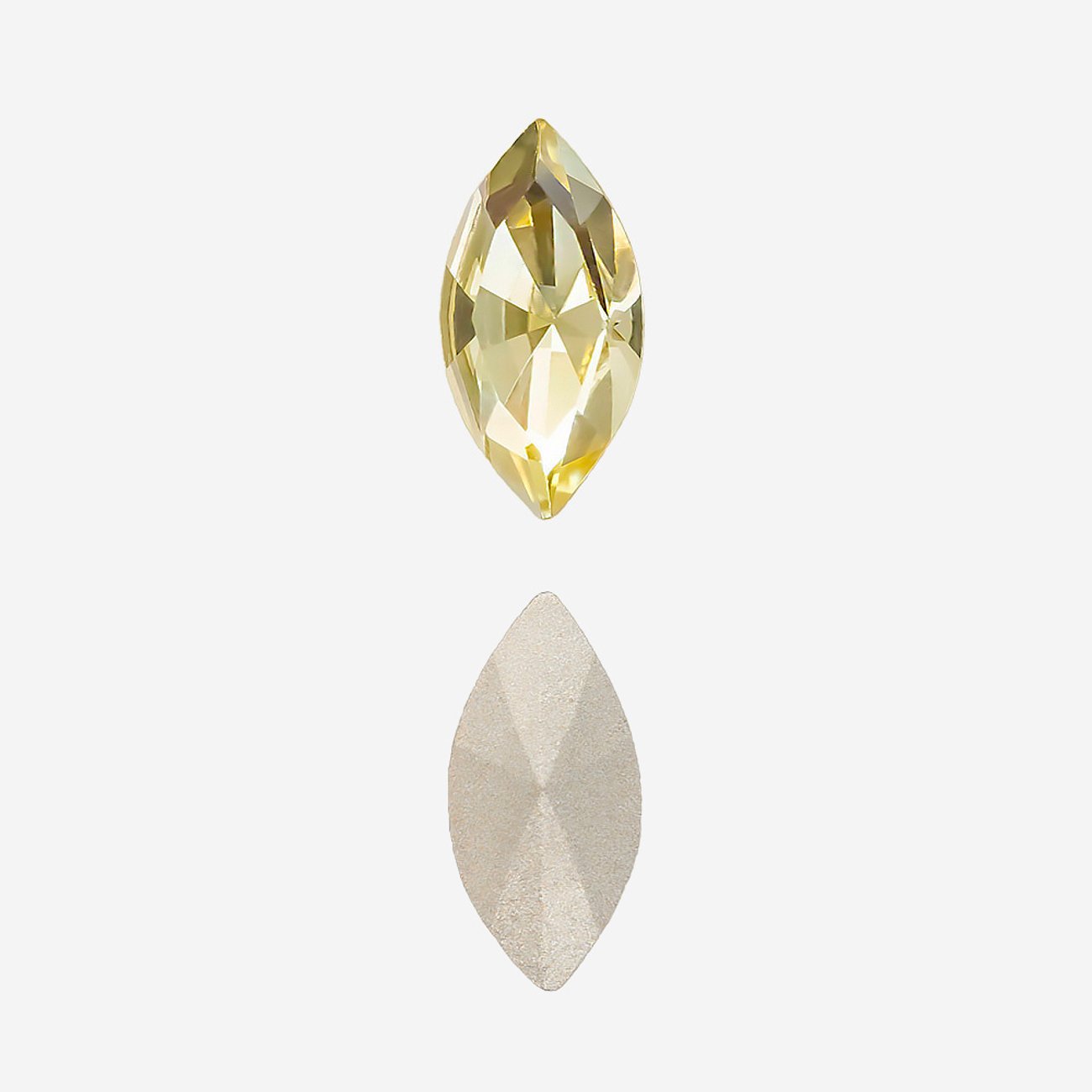 Кристалл Маркиз (Marquise Fancy Stone), оттенок "Лимонад"/"Jonquel", 10*5мм