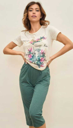 [m]Пижама женская брид+футб. хлопок (великан) КЖ00041