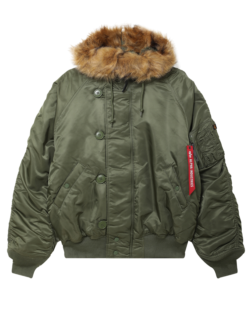 Куртка Утепленная С Капюшоном Alpha N-2b Short Waist Parka