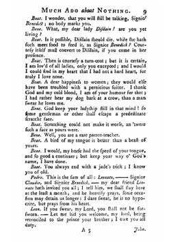 The Works of Shakespeare. Much ado about nothing. The merchant of Venice. Love's labour's lost. As you like it. Taming the shrew | В. Шекспир; H.F. Gravelot; G. Vandergucht; Mr. Theobald