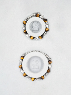 Браслет женский из камня тигровый глаз