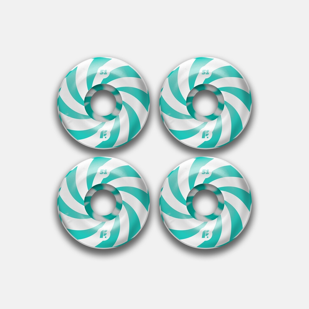 Комплект колес Footwork SWIRL MINT (99A Форма Classic) .