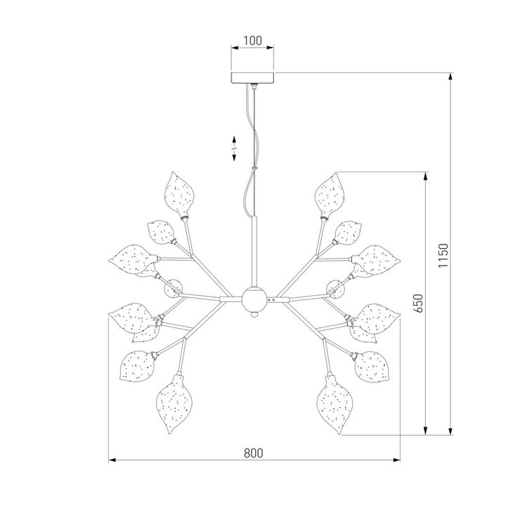 Подвесная люстра Bogates 546