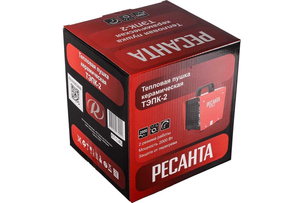 Тепловая пушка электрическая Ресанта ТЭПК-2
